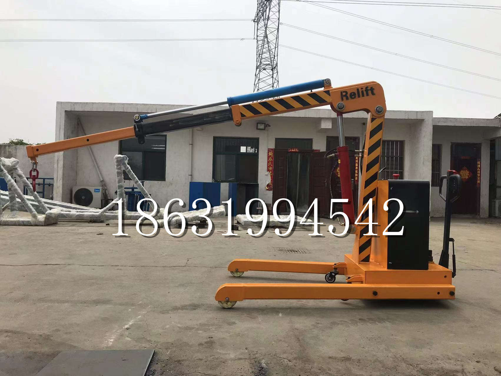 平乡县久征定做3吨三轮随车吊 农用园林绿化移树吊 平板工程用小吊机